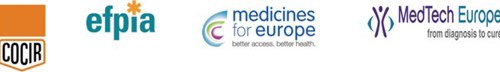 COCIR - EFPIA - Medicines for Europe - MedTech Europe logos